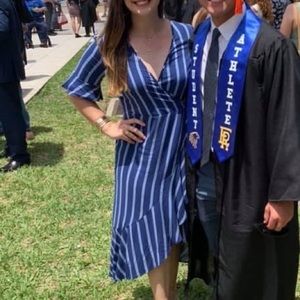 High low ruffle dress